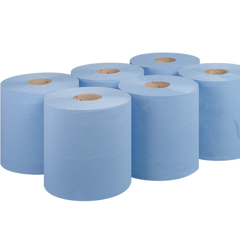 Blue Centrefeed Paper Towel – 2 Ply Embossed – 120m