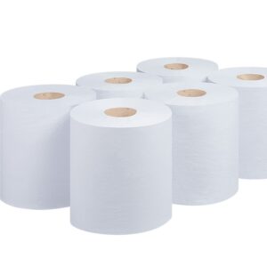 White Centrefeed Paper Towel – 2 Ply Embossed - 150m